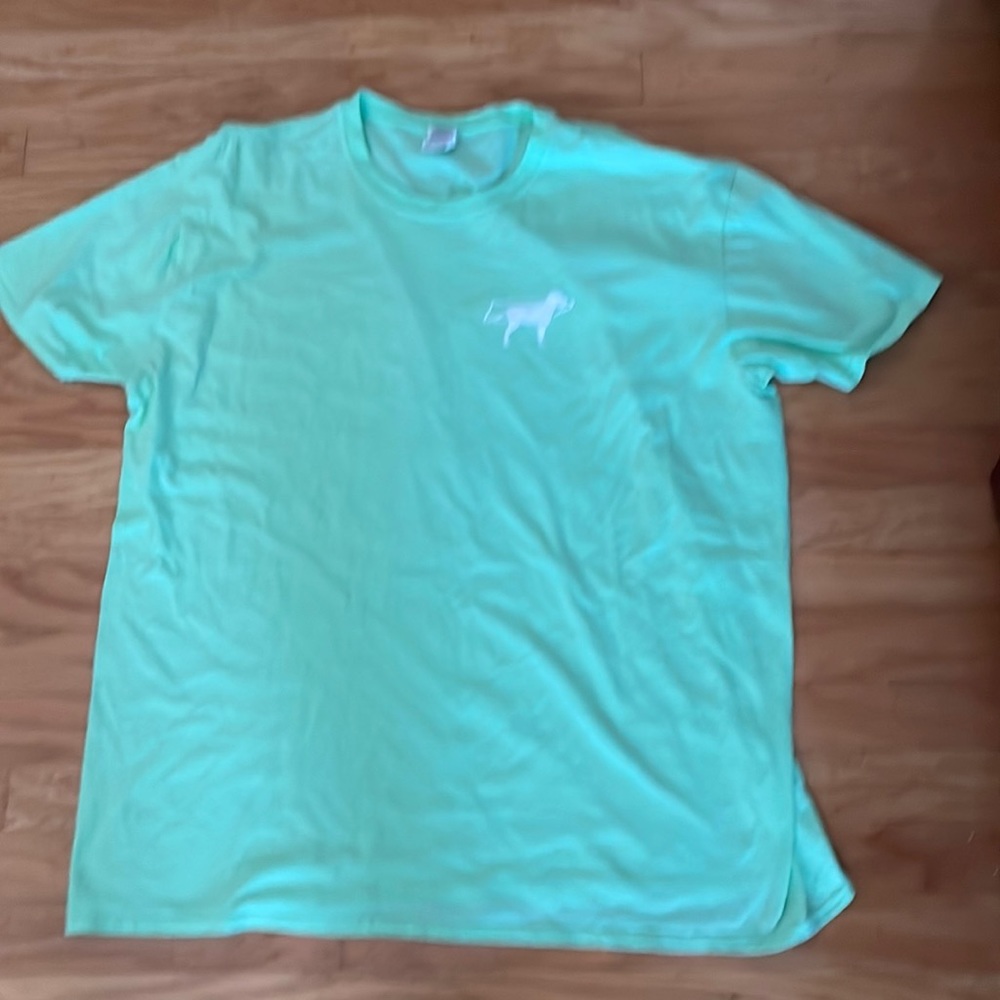 Mens Light Green Palmetto Moon Dog T-Shirt